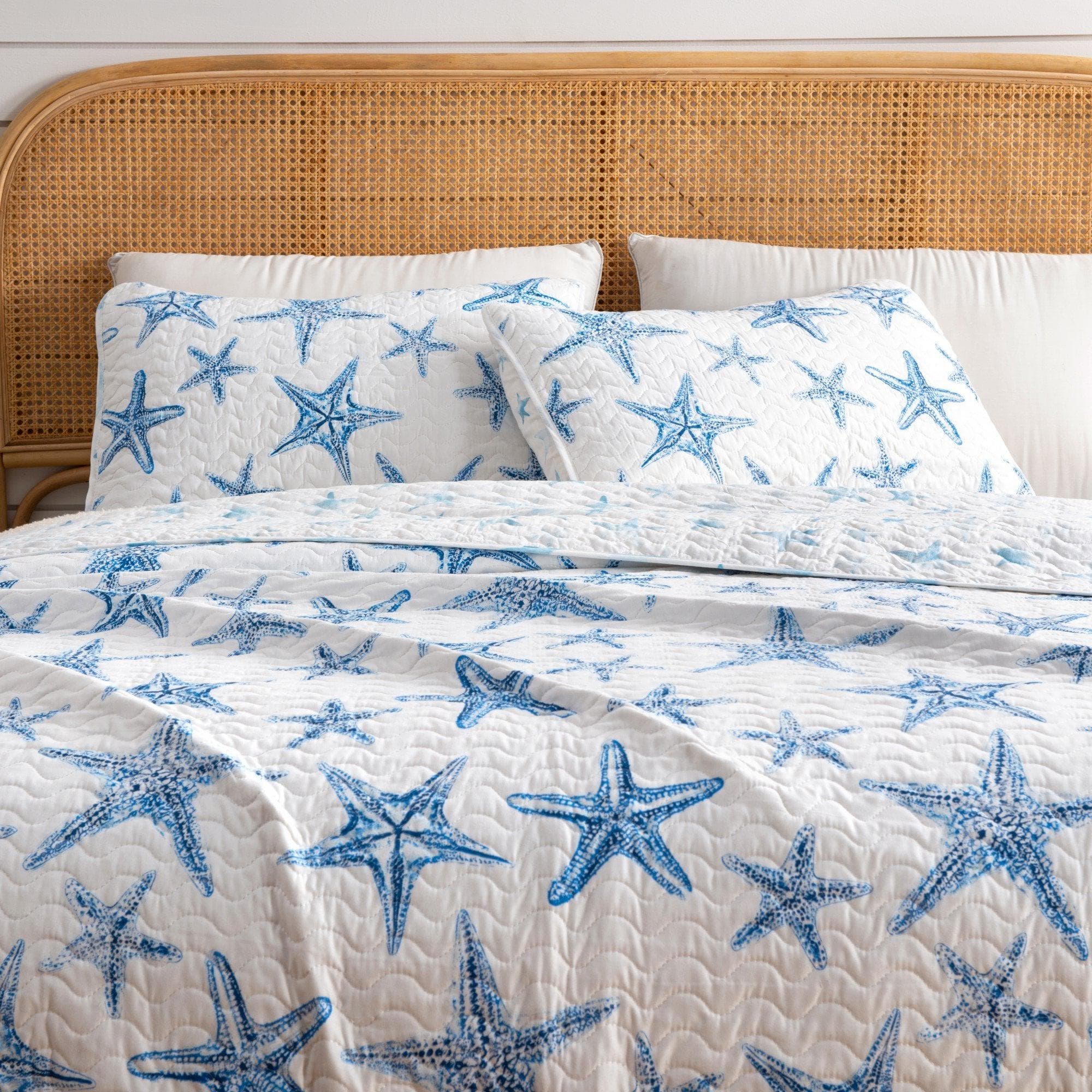 Coastal 3 Piece Quilt Set | Trinidad Collection by Great Bay Home