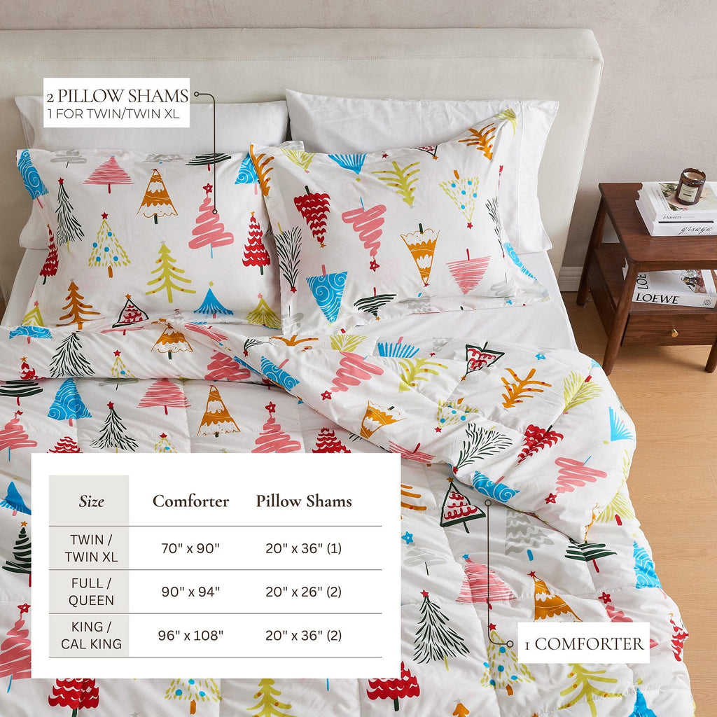 greatbayhome Quilts & Comforters Reversible Winter Comforter Set - Odette Collection Reversible Winter-Printed Comforter Set | Odette Collection by Great Bay Home