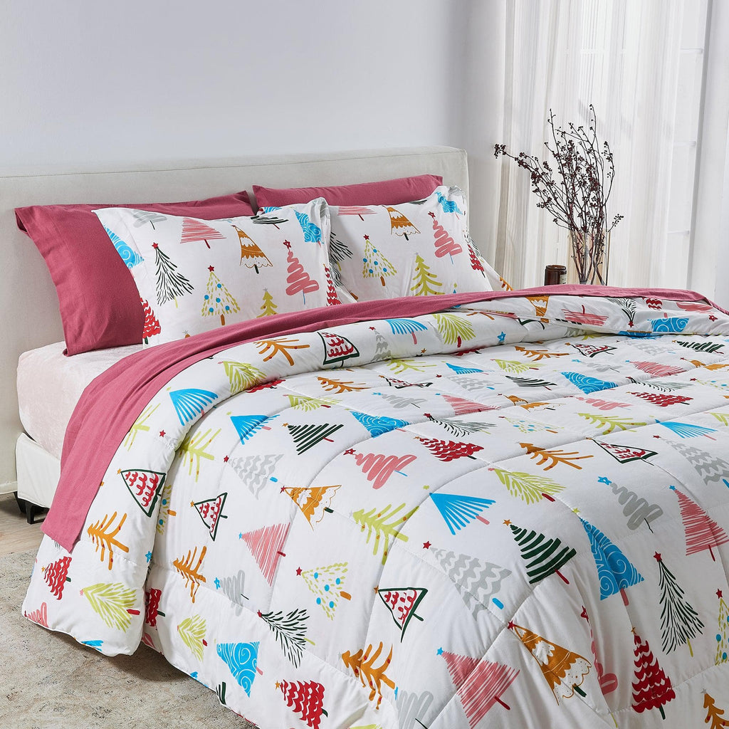 greatbayhome Quilts & Comforters Reversible Winter Comforter Set - Odette Collection Reversible Winter-Printed Comforter Set | Odette Collection by Great Bay Home