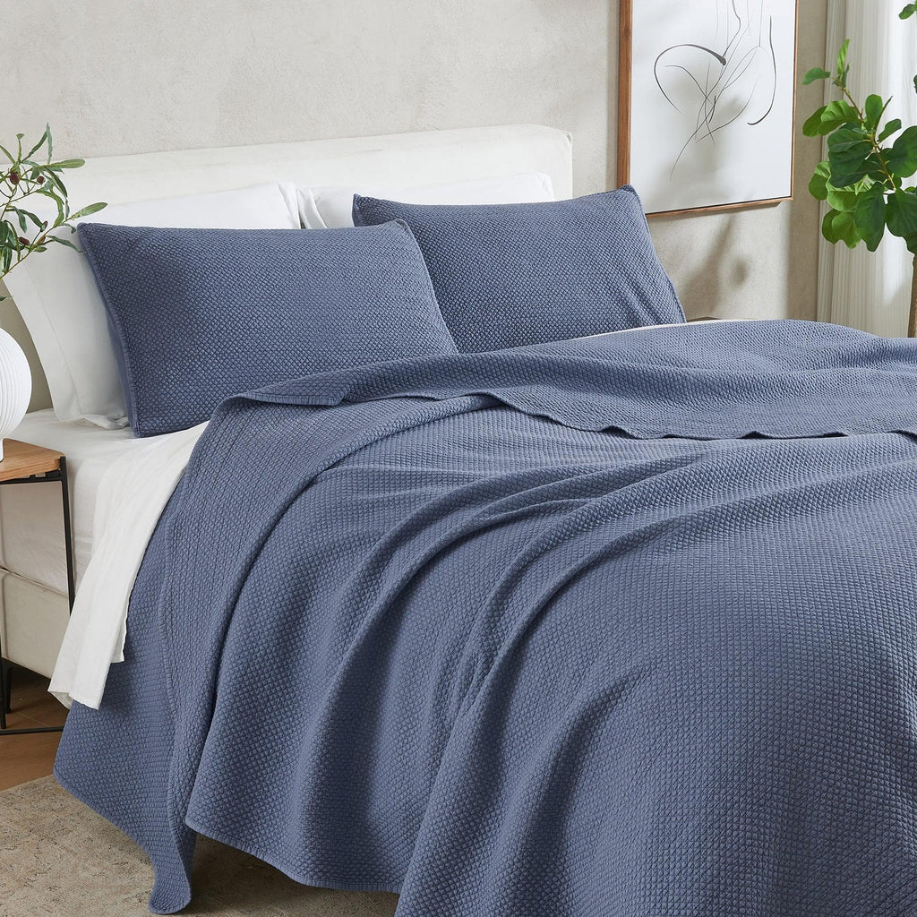 greatbayhome Quilts & Comforters Stonewashed Relaxed Quilt Set - Vittoria Collection Stonewashed Relaxed Quilt Set | Vittoria Collection by Great Bay Home