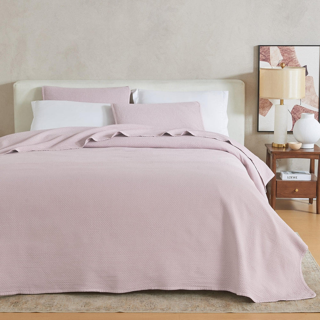 greatbayhome Quilts & Comforters King / Rose Pink Stonewashed Relaxed Quilt Set - Vittoria Collection Stonewashed Relaxed Quilt Set | Vittoria Collection by Great Bay Home