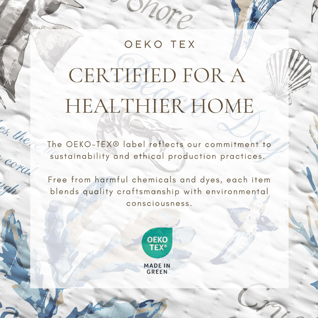 greatbayhome Quilts & Comforters Stripe & Ocean Story Coastal Quilt Set - New Castle Collection Stripe & Ocean Story Coastal Quilt Set | New Castle Collection by Great Bay Home