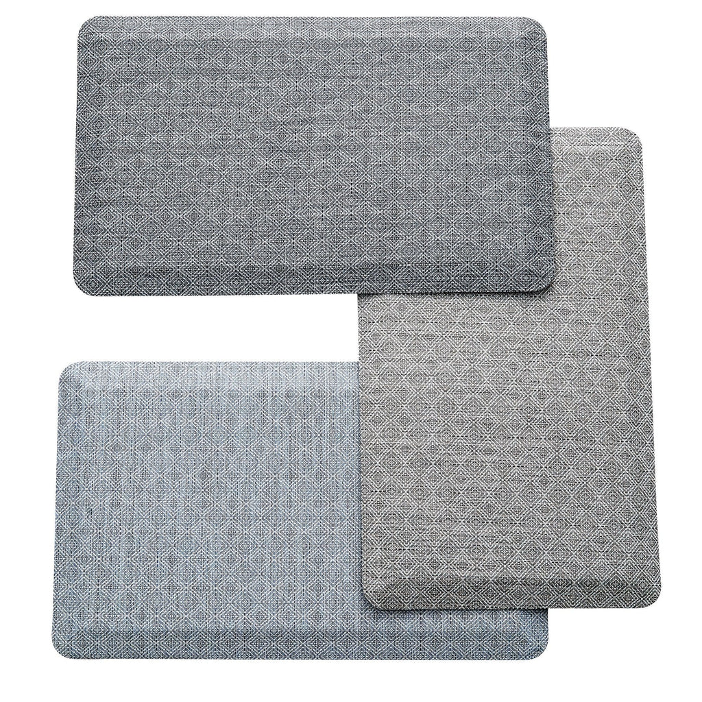 greatbayhome Rugs Cushioned Textured Anti-Fatigue Standing Kitchen Mat Cushioned Textured Anti-Fatigue Standing Kitchen Mat | Cayden Collection by Great Bay Home