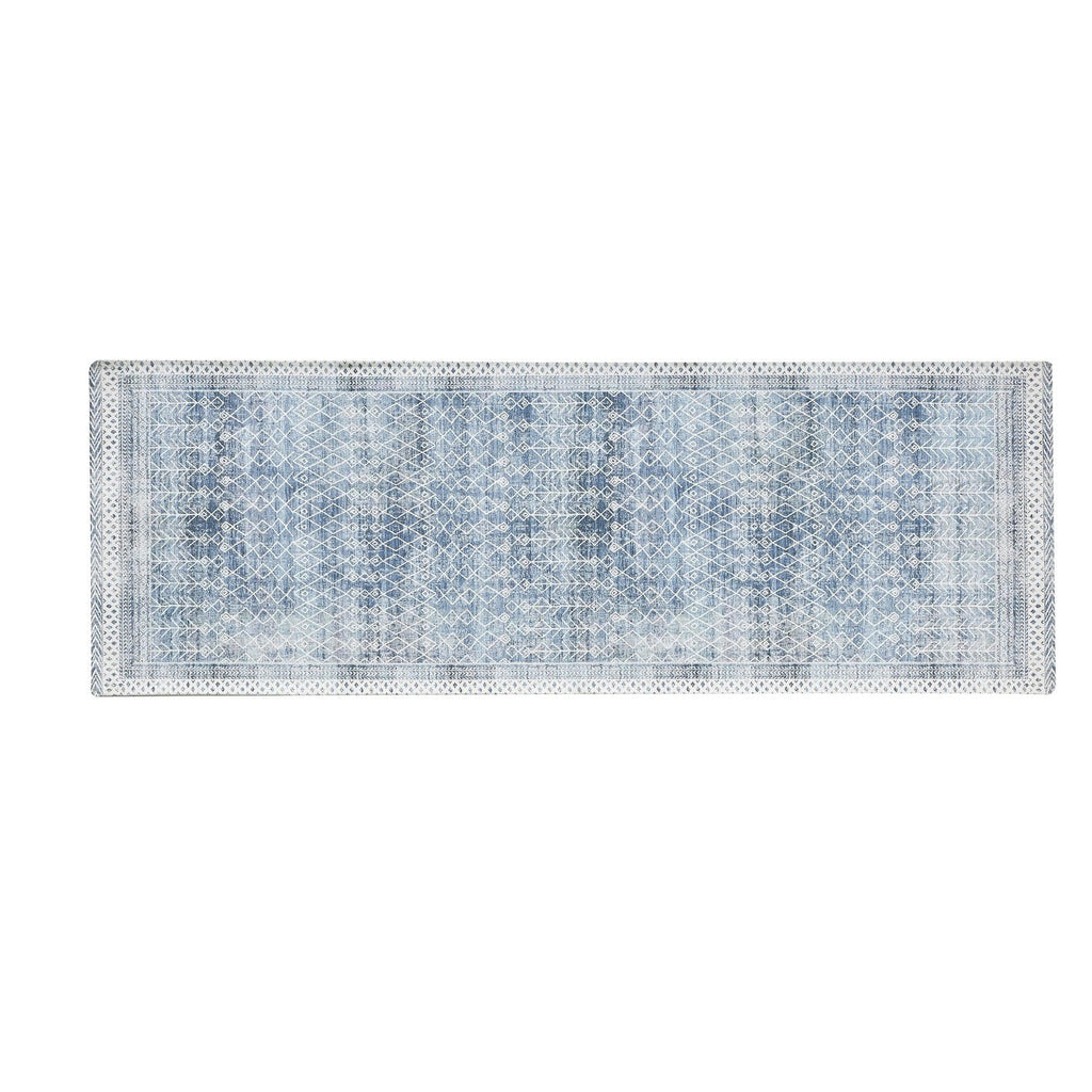 greatbayhome Rugs Distressed Moroccan Machine Washable Accent Area Rug & Runner - Neve Collection Distressed Moroccan Tribal Washable Accent Runner 2'4" x 7' | Neve Collection by Great Bay Home