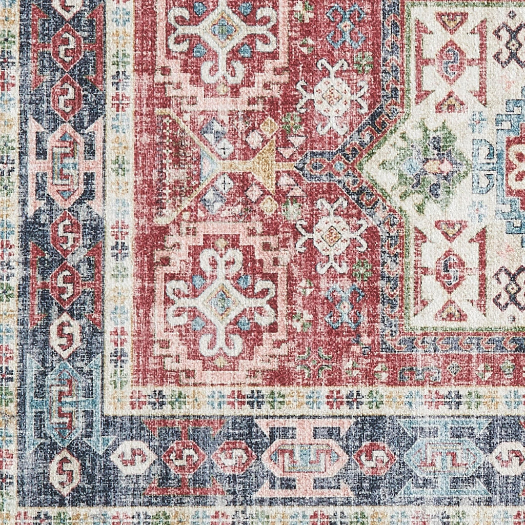 greatbayhome Rugs Medallion Machine Washable Accent Area Rug & Runner - Nava Collection Medallion Washable Accent Rug 2' x 3'| Nava Collection by Great Bay Home