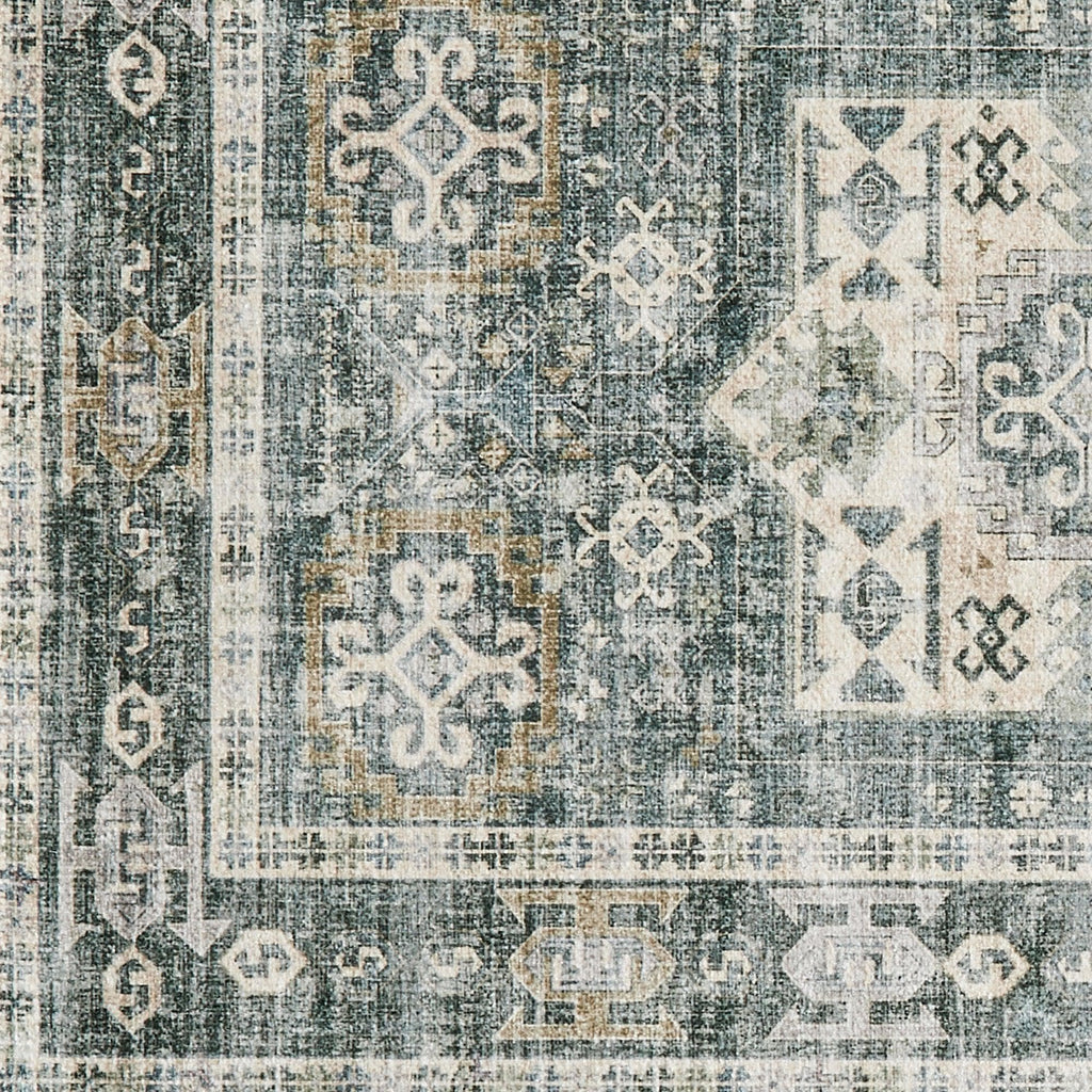greatbayhome Rugs Medallion Washable Accent Area Rug 5' x7' | Nava Collection by Great Bay Home Medallion Washable Accent Area Rug 5' x7' | Nava Collection by Great Bay Home