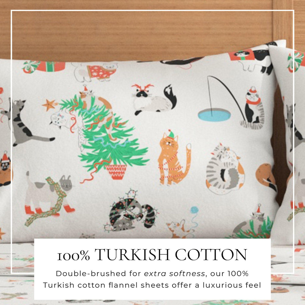 greatbayhome Sheets 4-Piece Turkish Cotton Flannel Sheet - Whittaker Collection 4-Piece Turkish Cotton Flannel Sheet | Whittaker Collection by Great Bay Home