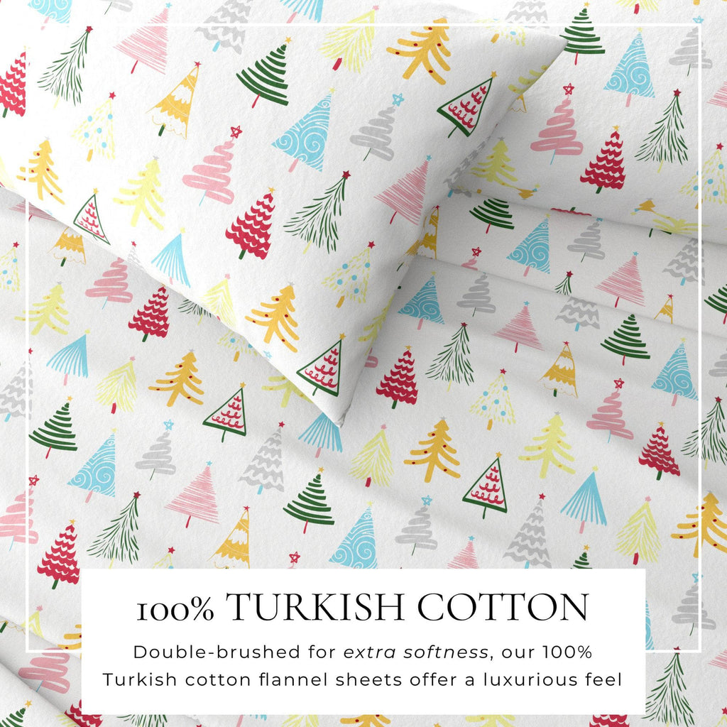 greatbayhome Sheets 4-Piece Turkish Cotton Flannel Sheet - Whittaker Collection 4-Piece Turkish Cotton Flannel Sheet | Whittaker Collection by Great Bay Home