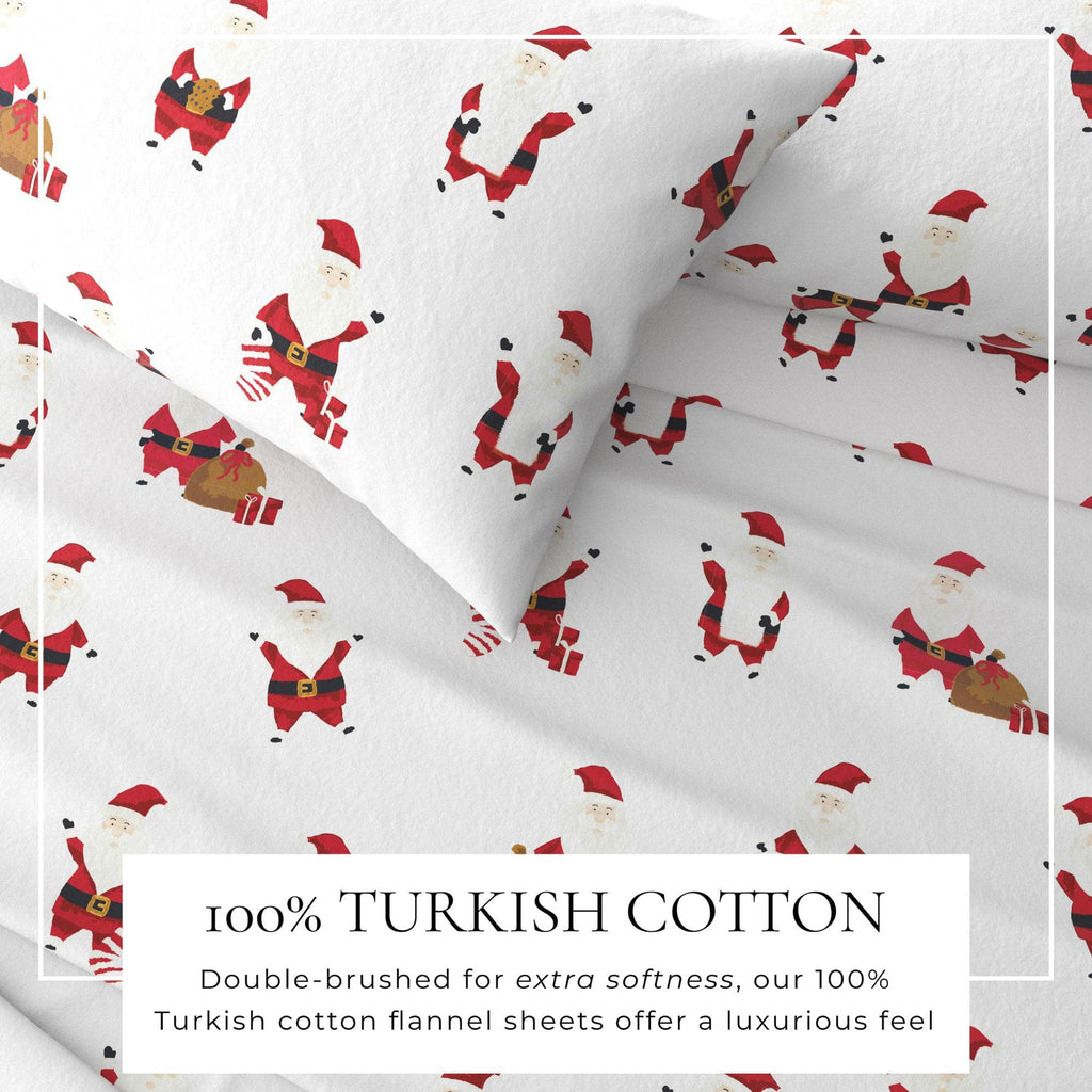 greatbayhome Sheets 4-Piece Turkish Cotton Flannel Sheet - Whittaker Collection 4-Piece Turkish Cotton Flannel Sheet | Whittaker Collection by Great Bay Home