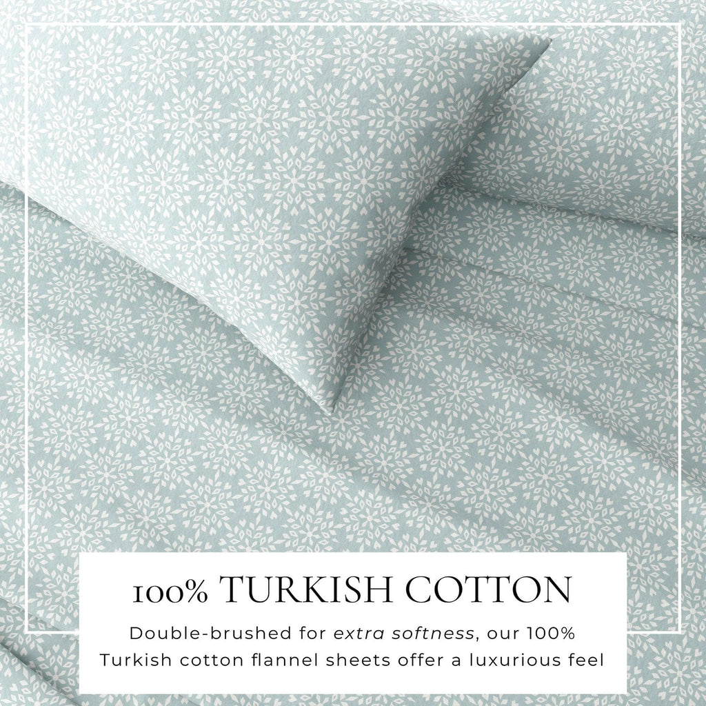 greatbayhome Sheets Turkish Cotton Flannel Sheet - Belle Collection 100% Turkish Cotton Flannel Sheet Set | Belle Collection By Great Bay Home