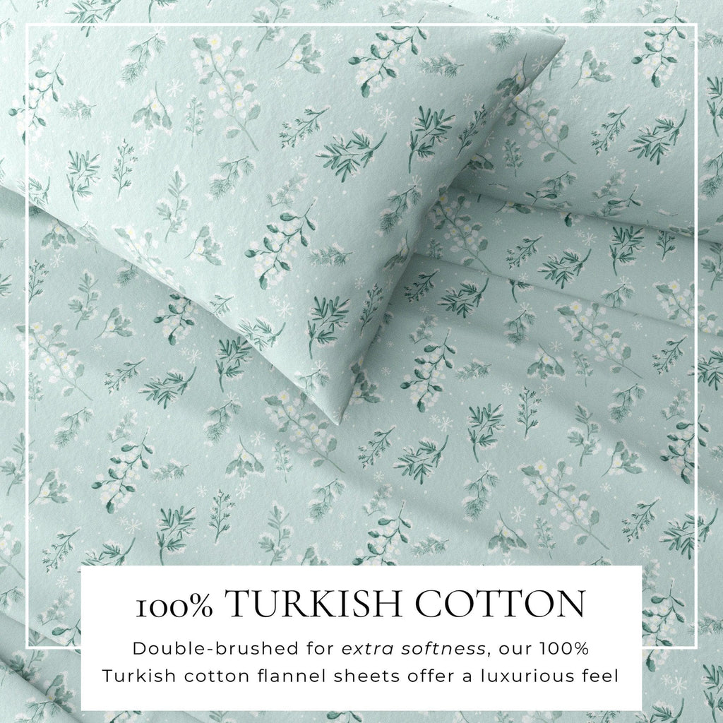 greatbayhome Sheets Turkish Cotton Flannel Sheet - Belle Collection 100% Turkish Cotton Flannel Sheet Set | Belle Collection By Great Bay Home