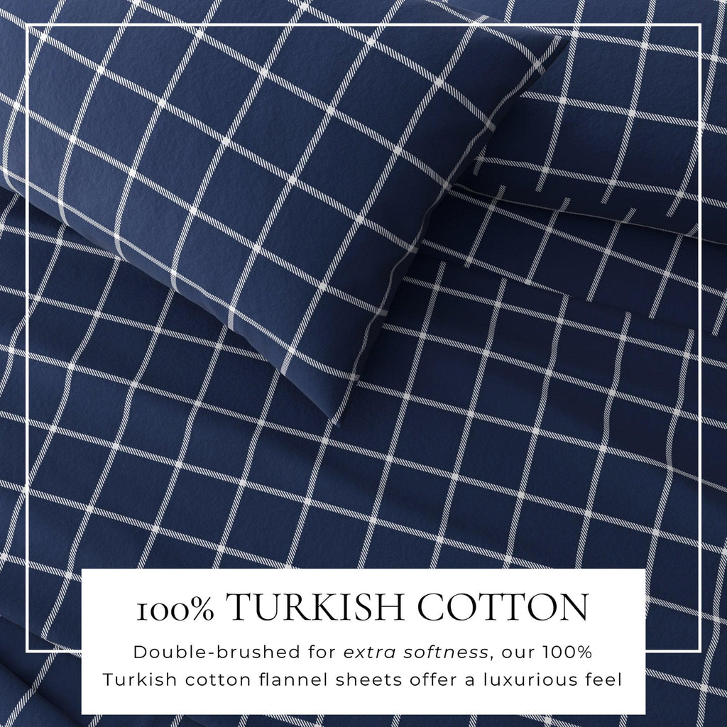 greatbayhome Sheets Turkish Cotton Flannel Sheet - Belle Collection 100% Turkish Cotton Flannel Sheet Set | Belle Collection By Great Bay Home