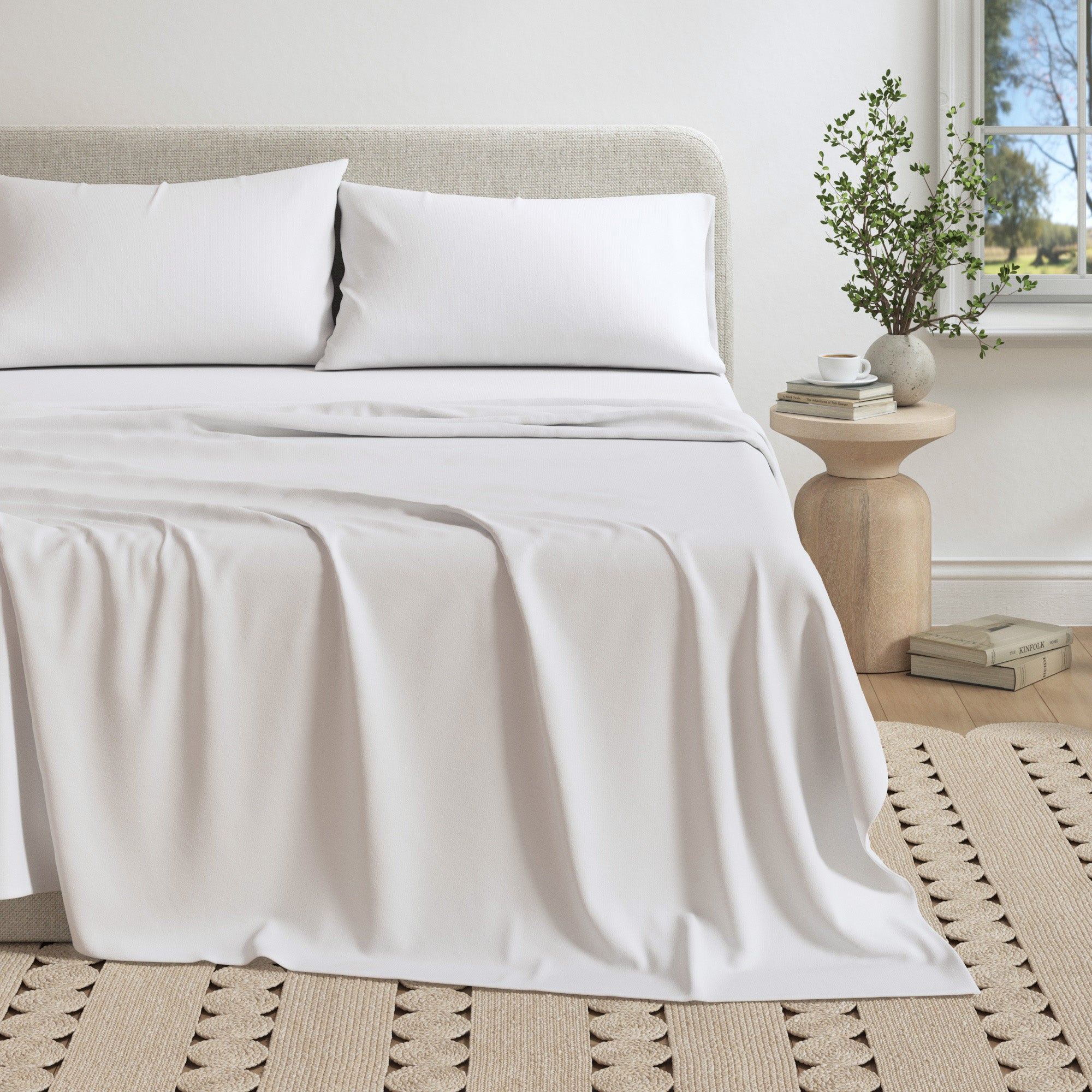 Great Bay Home 4-Piece Jersey Sheets - Carmen Collection