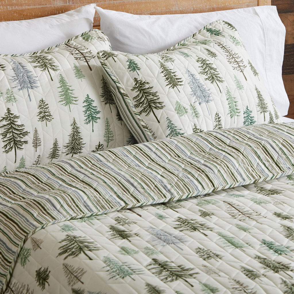 Great Bay Home 3-Piece Lodge Quilt - Truckee Collection 3-Piece Tree Lodge Quilt | Truckee Collection by Great Bay Home