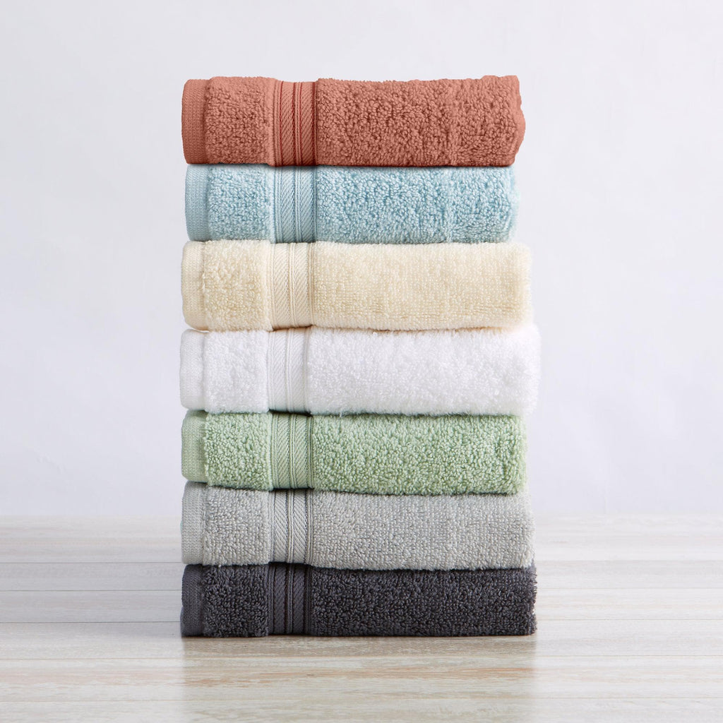 Great Bay Home 4 Pack Cotton Bath Towels - Cooper Collection Soft 100% Cotton Quick Dry Bath Towels | Cooper Collection by Great Bay Home