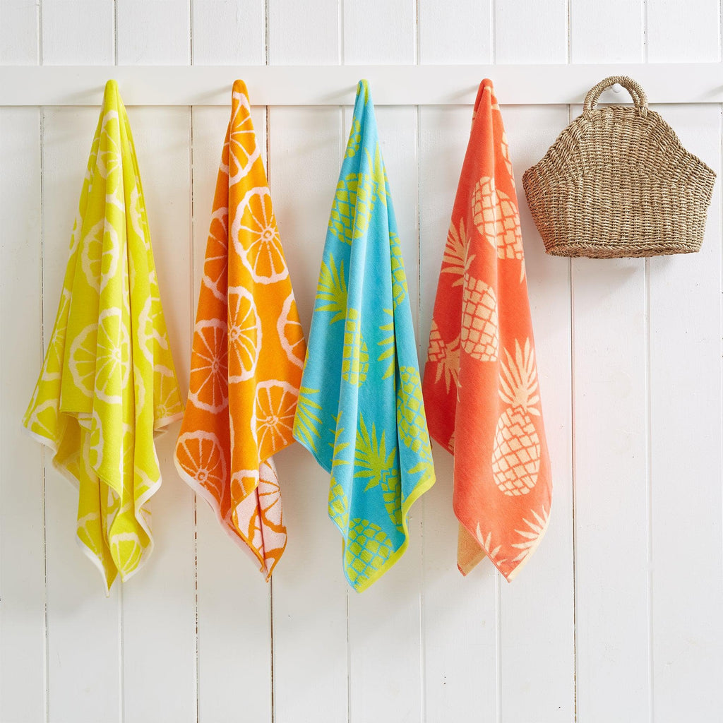 Great Bay Home Bath Towels 2-Pack Cotton Beach Towel - Frutta Collection 2-Pack Cotton Beach Towel | Frutta Collection by Great Bay Home