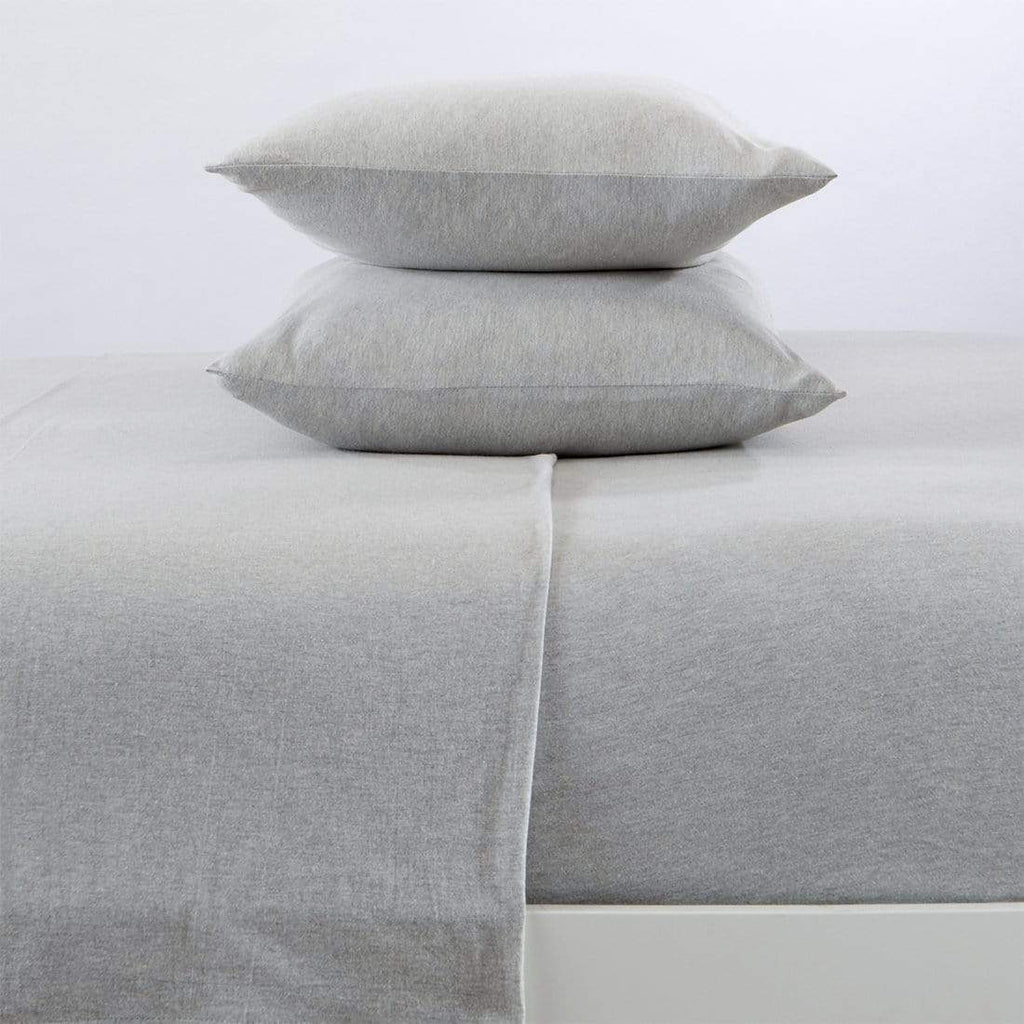 Great Bay Home Sheets Twin / Light Grey 4-Piece Flannel Jersey Sheet - Cozy Flex Collection Soft Cotton Flannel Jersey Bed Sheet Set | Cozy Flex Collection by Great Bay Home