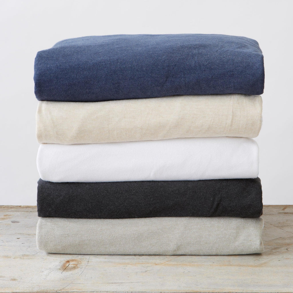 Great Bay Home Sheets 4-Piece Flannel Jersey Sheet - Cozy Flex Collection Soft Cotton Flannel Jersey Bed Sheet Set | Cozy Flex Collection by Great Bay Home