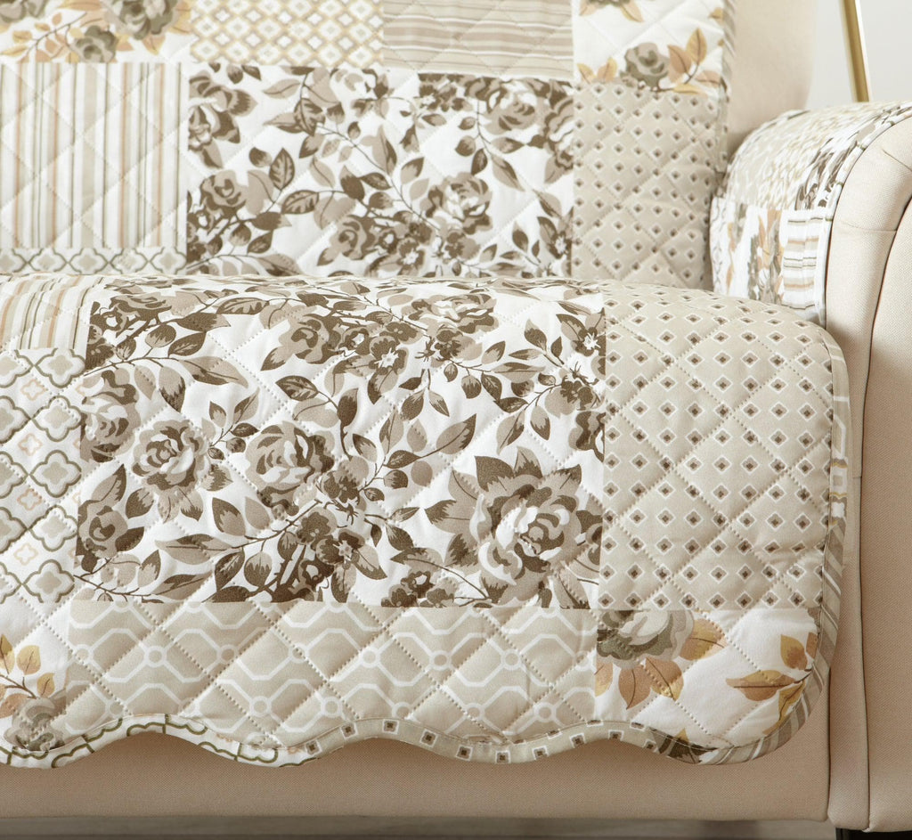 Quilted Furniture Protector and Pillow Cover