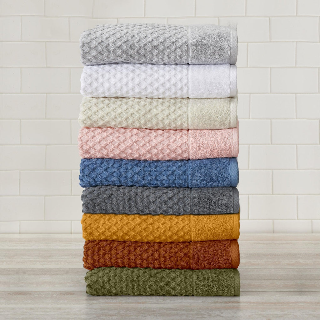 greatbayhome 4 Pack Cotton Bath Towels - Grayson Collection
