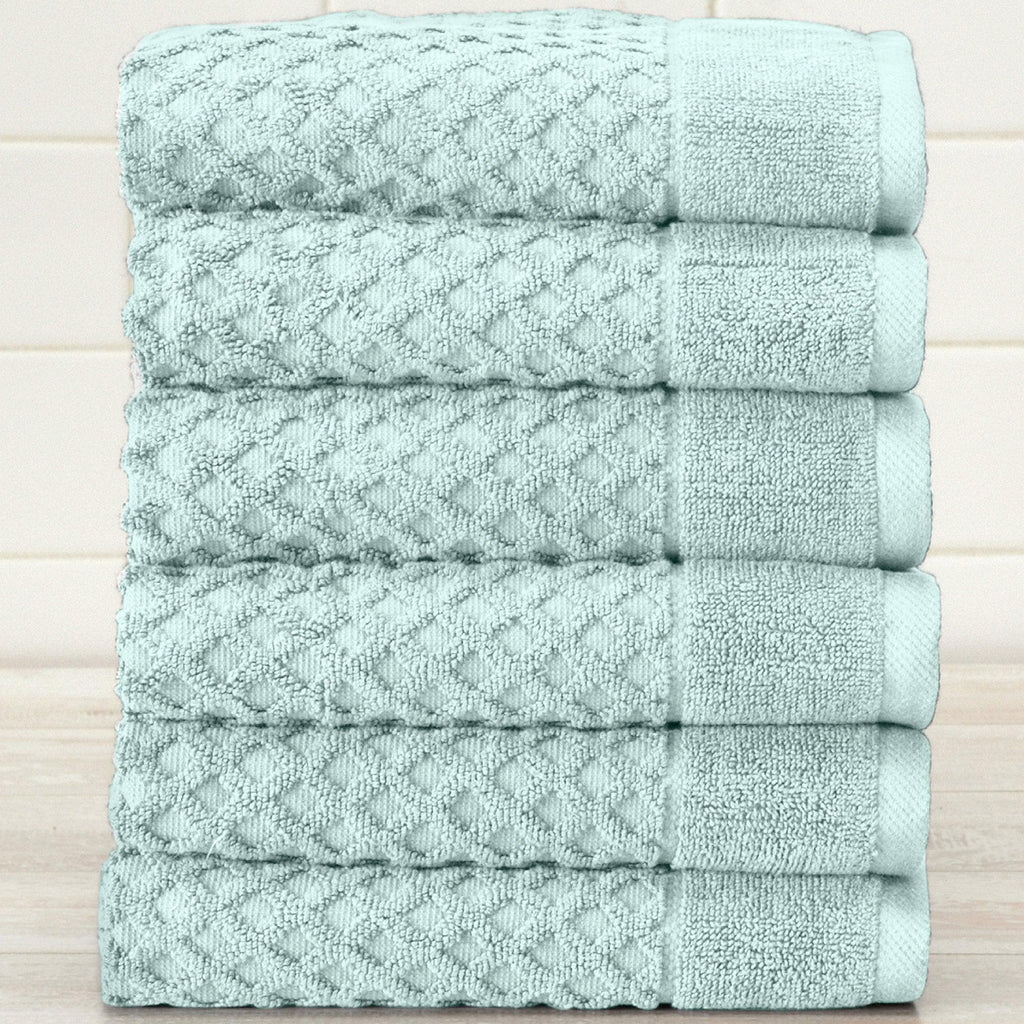 greatbayhome 6 Pack Cotton Hand Towels - Grayson Collection