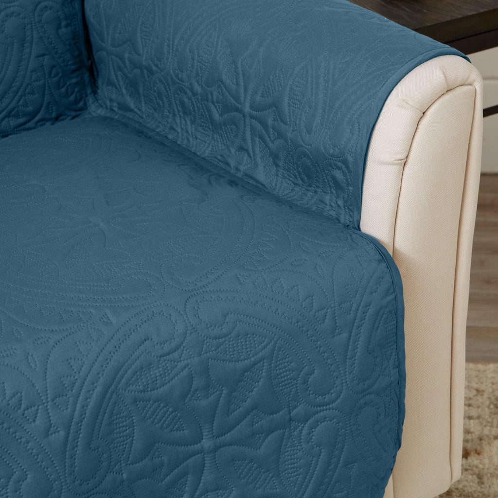 greatbayhome Slipcovers Reversible Furniture Protector - Elenor Collection Medallion Solid Furniture Protector|Elenor Collection:Great Bay Home